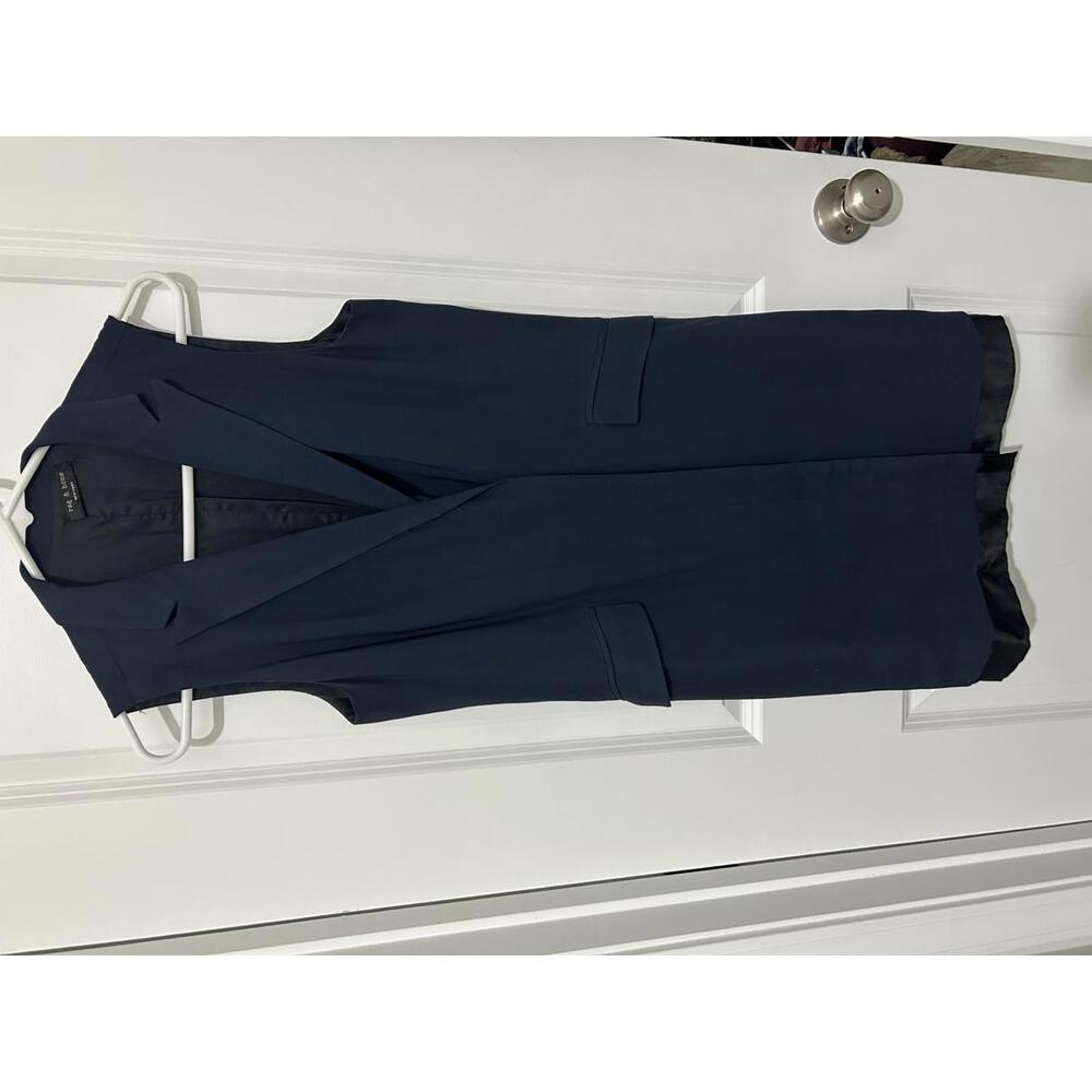 Rag and‎ Bone Sleeveless Long Vest or dress in Navy Blue